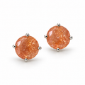 EARRING STUDS CANDY COLORS CUBIC ZIRCONIA