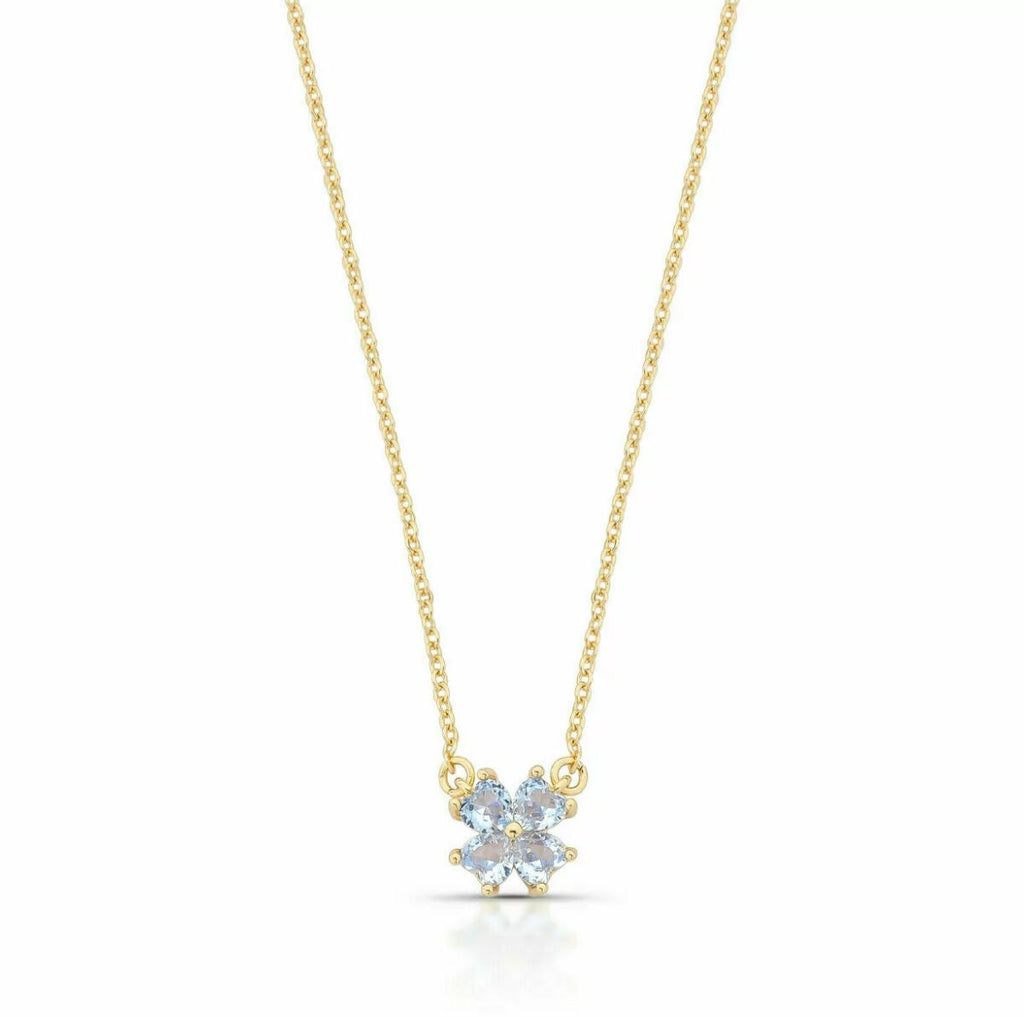 NECKLACE CLOVER CUBIC ZIRCON
