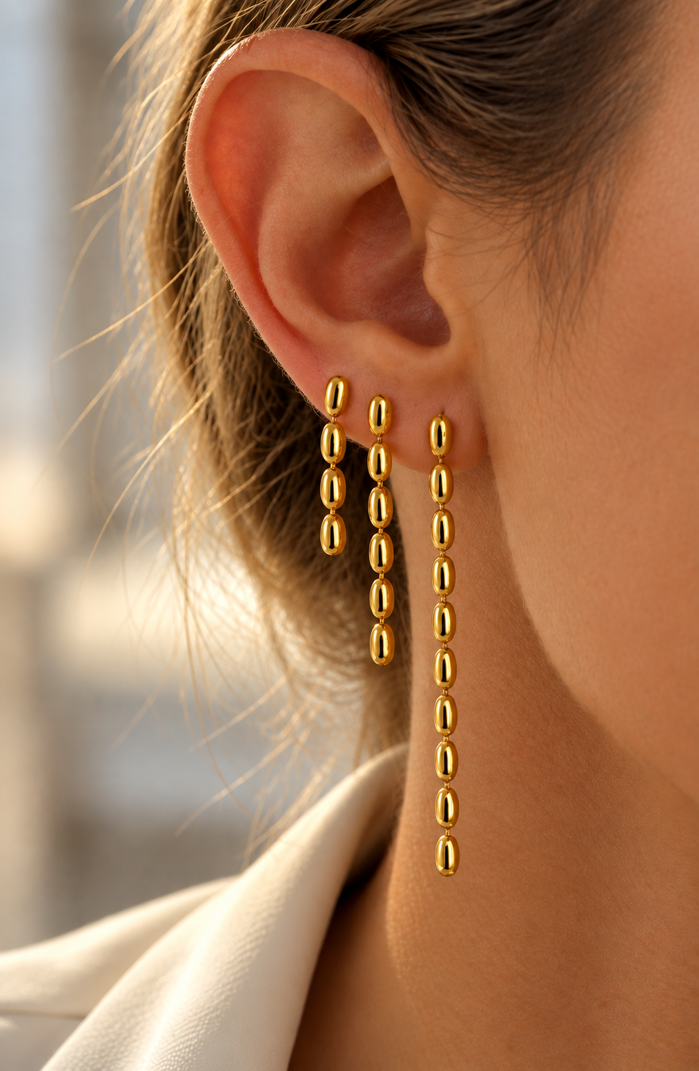EARRING TRIO MINI OVALS