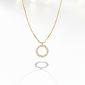 NECKLACE INITIALS CRYSTALS