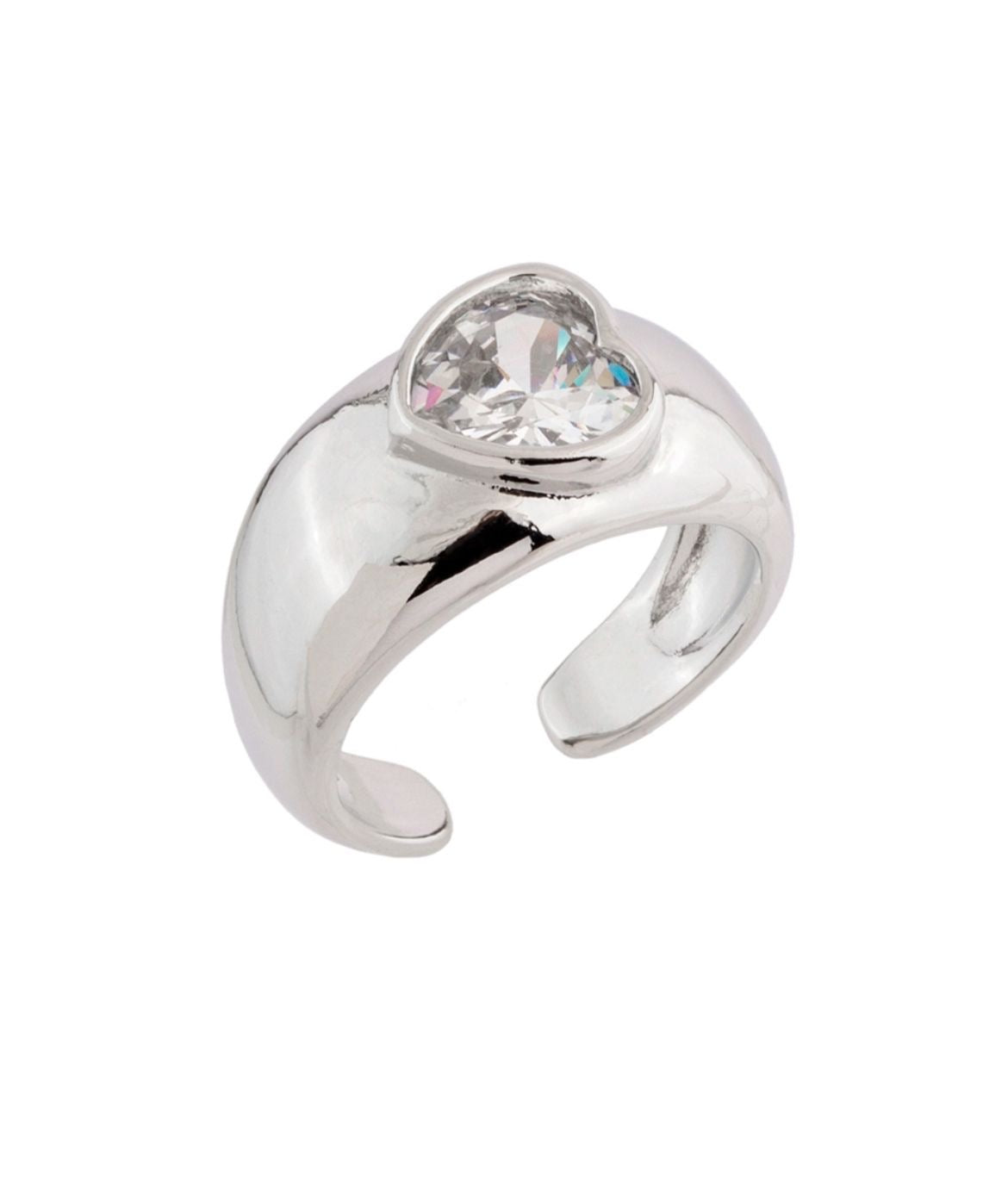 RING MAX HEART CUBIC ZIRCON