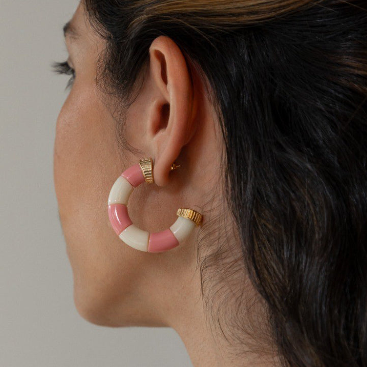 EARRING HOOPS MAXI FUN COLORS