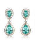 EARRING LUXURY GREEN FUSION