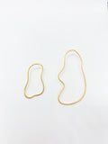 EARRINGS ASYMMETRICAL ORGANIC BY MADENNA