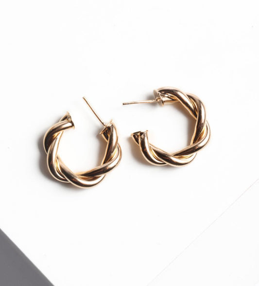 EARRING HOOPS PERFECT TWIST