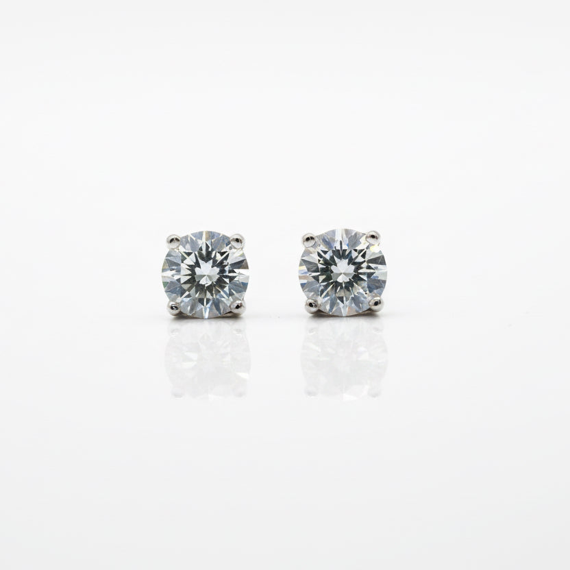 EARRING STUDS MOISSANITE 1.2CT