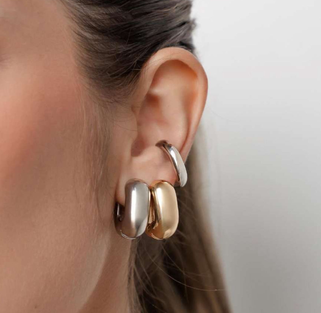 EARRING HOOPS BULKY FASHION