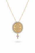 NECKLACE THE LORDS PRAYER (PAI NOSSO) CUBIC ZIRCONIA