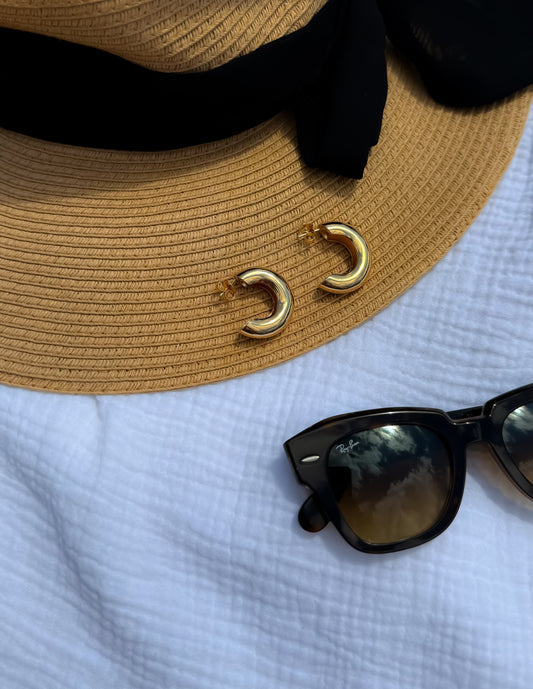 EARRING HOOPS BASIC CHIC