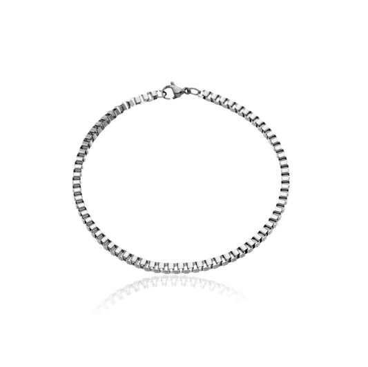 BRACELET ROUND LINKS MEN STAINLESS STEEL