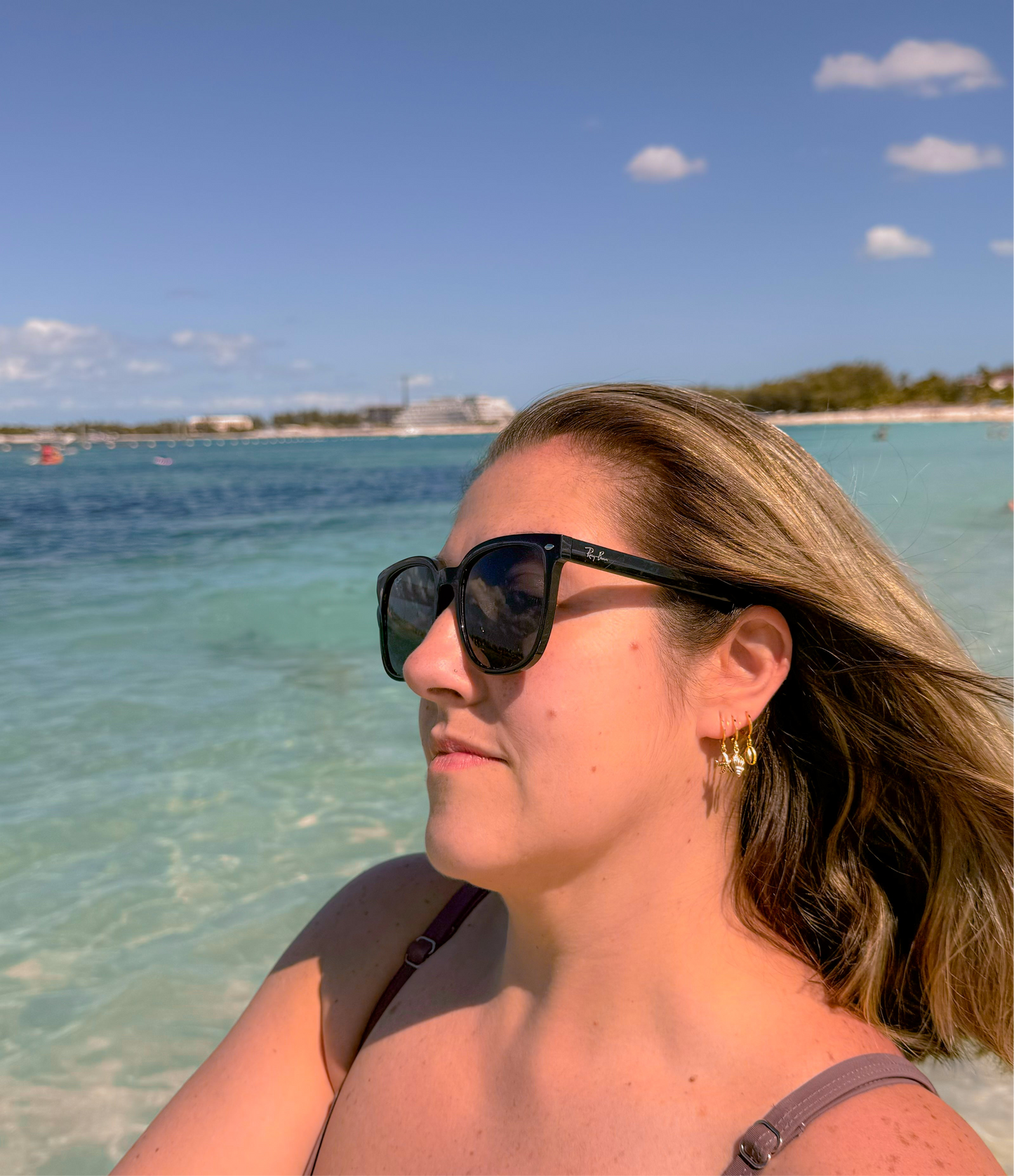 TRIO EARRING HOOPS BEACH