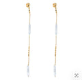 EARRINGS LONG WITH PEARLS BY MADENNA