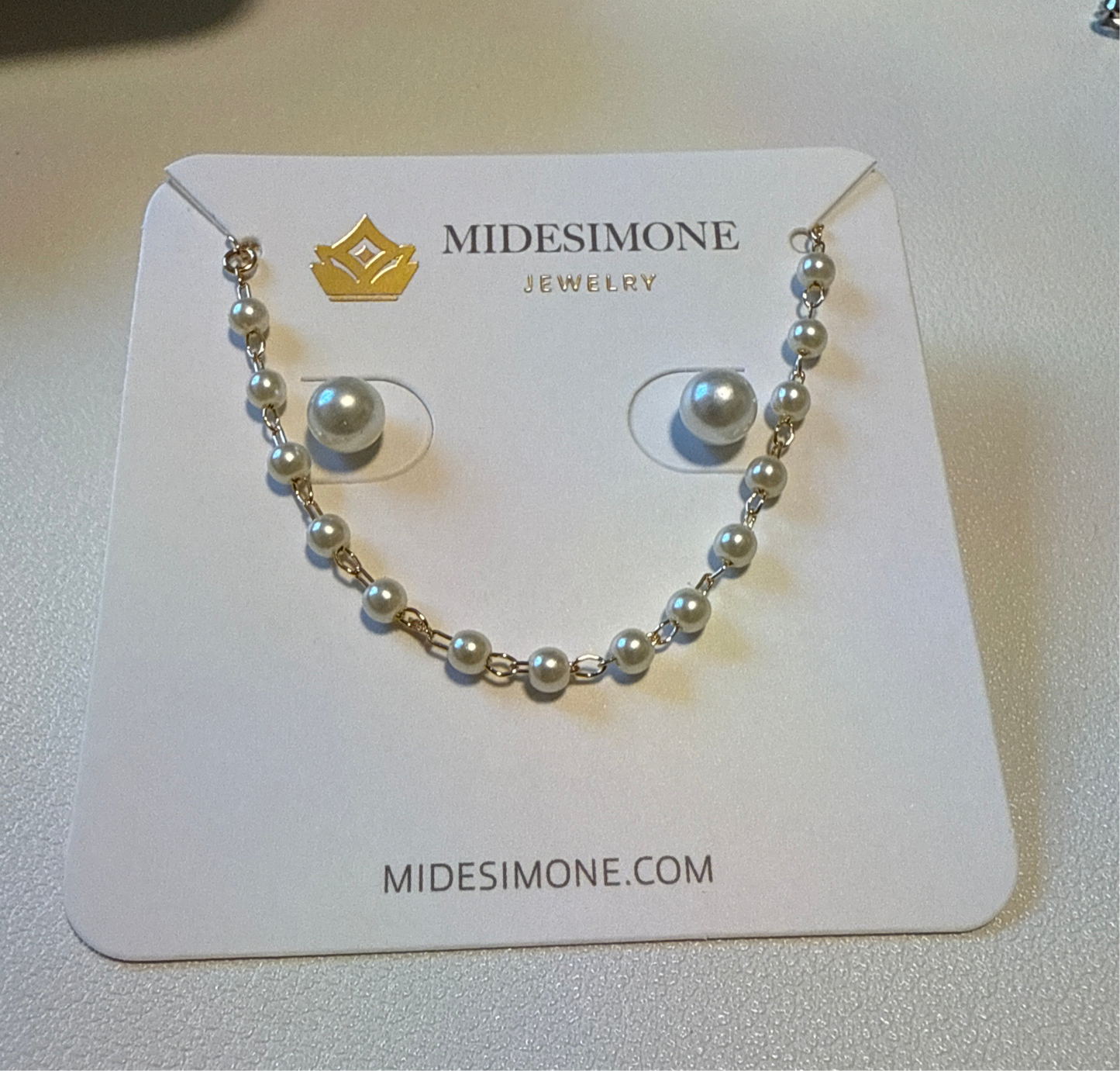 EARRING + BRACELET SET PEARLS KIDS