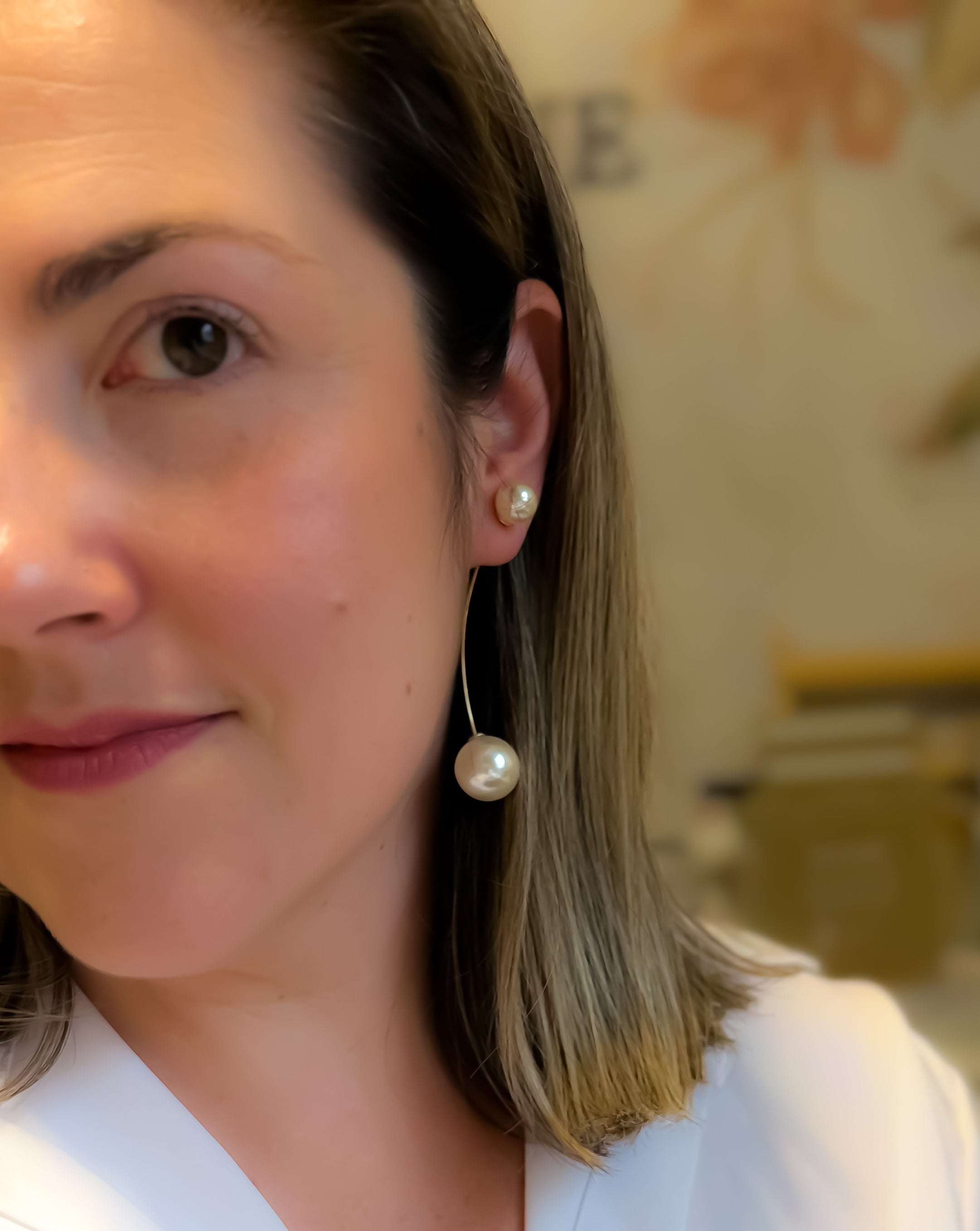 EARRINGS PEARL DROP