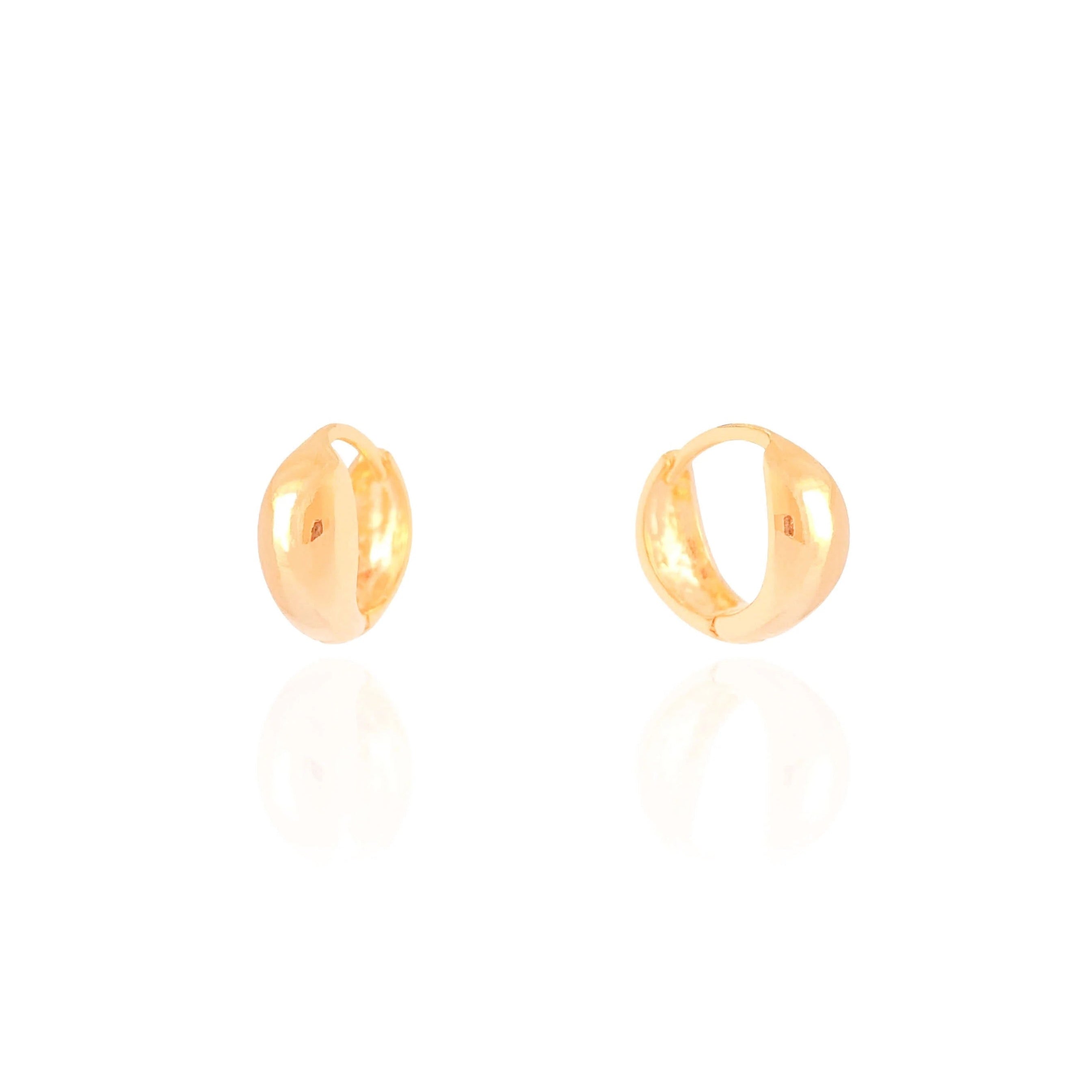 EARRING HOOPS MINI BOLD 12mm