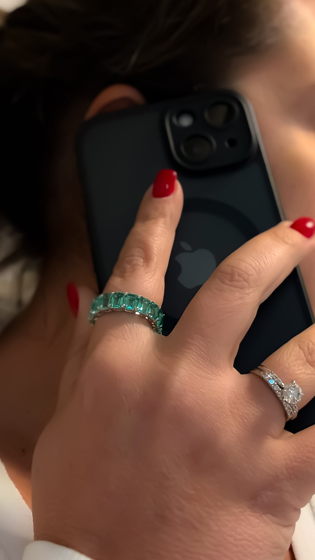 RING BAND RECTANGLE CRYSTALS