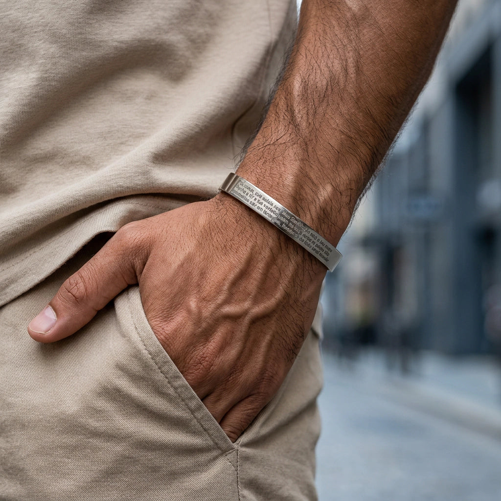 BRACELET BANGLE UNISSEX PAI NOSSO
