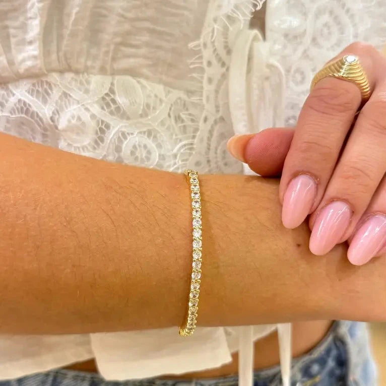 BRACELET BANGLE RIVIERA WIRE