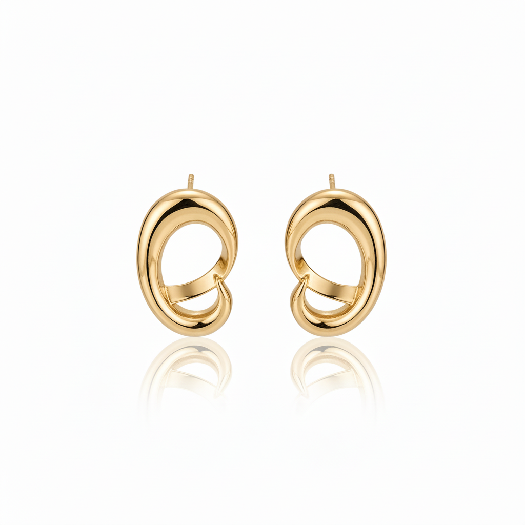 EARRINGS ORGANIC KNOT