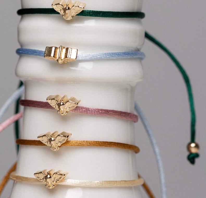 BRACELET SATIN STRING HOLY SPIRIT