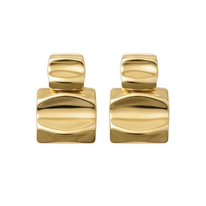 EARRING ORGANIC SQUARES