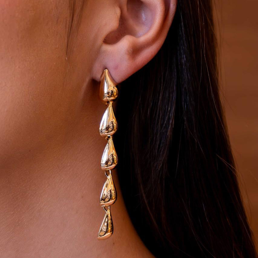 EARRINGS TEARDROP WATERFALL