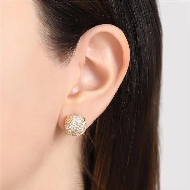 EARRING PAVET CRYSTALS