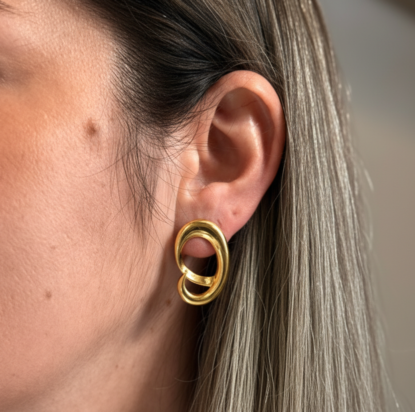 EARRINGS ORGANIC KNOT