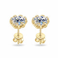EARRING STUDS 2CT MOISSANITE 8mm