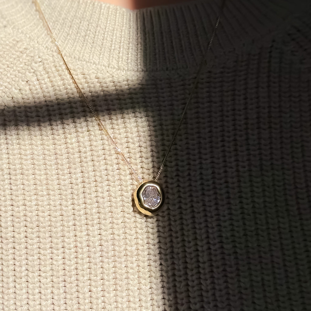 NECKLACE ORGANIC CRYSTAL