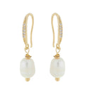 EARRING HOOKS PEARL