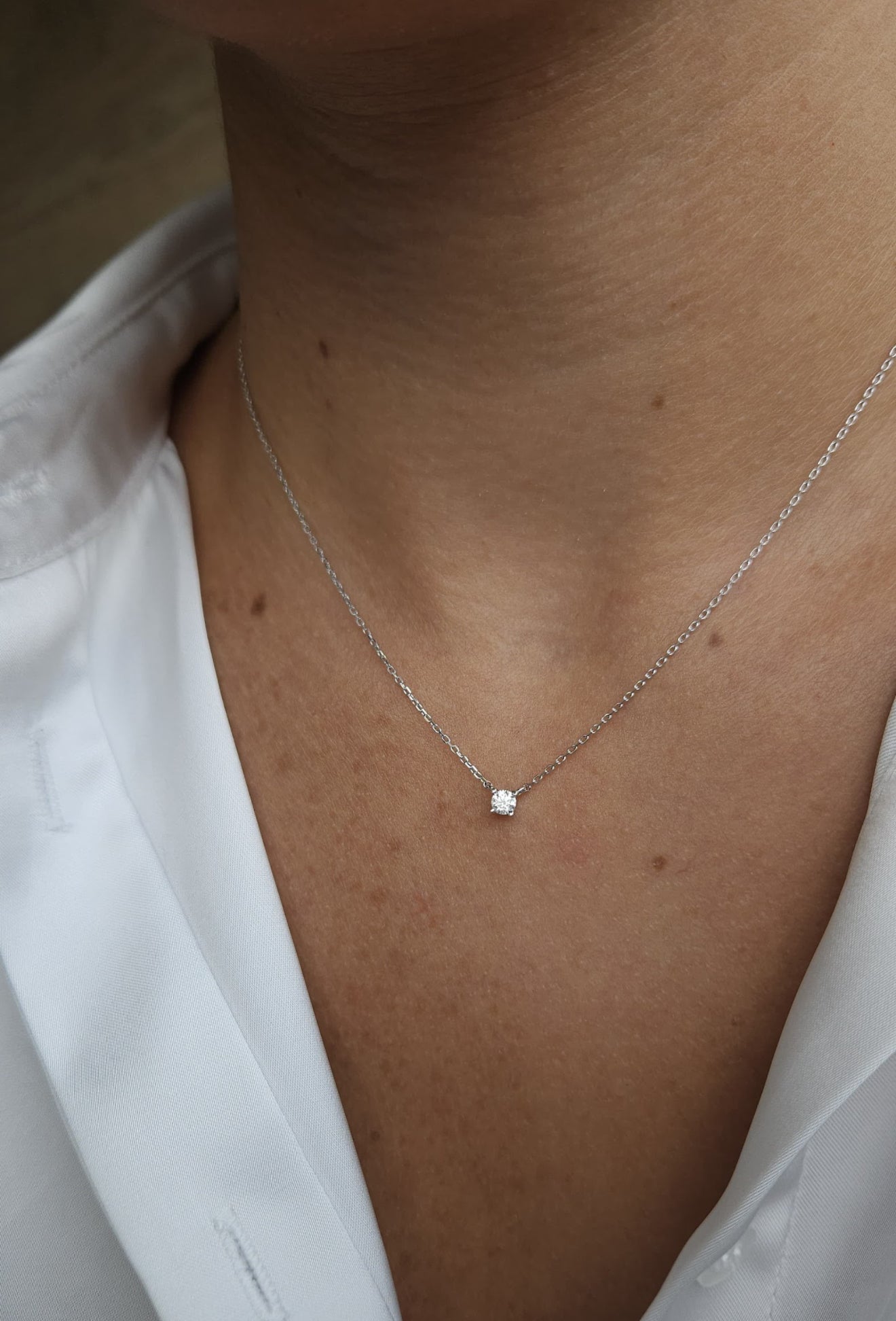 NECKLACE MOISSANITE 3.5MM