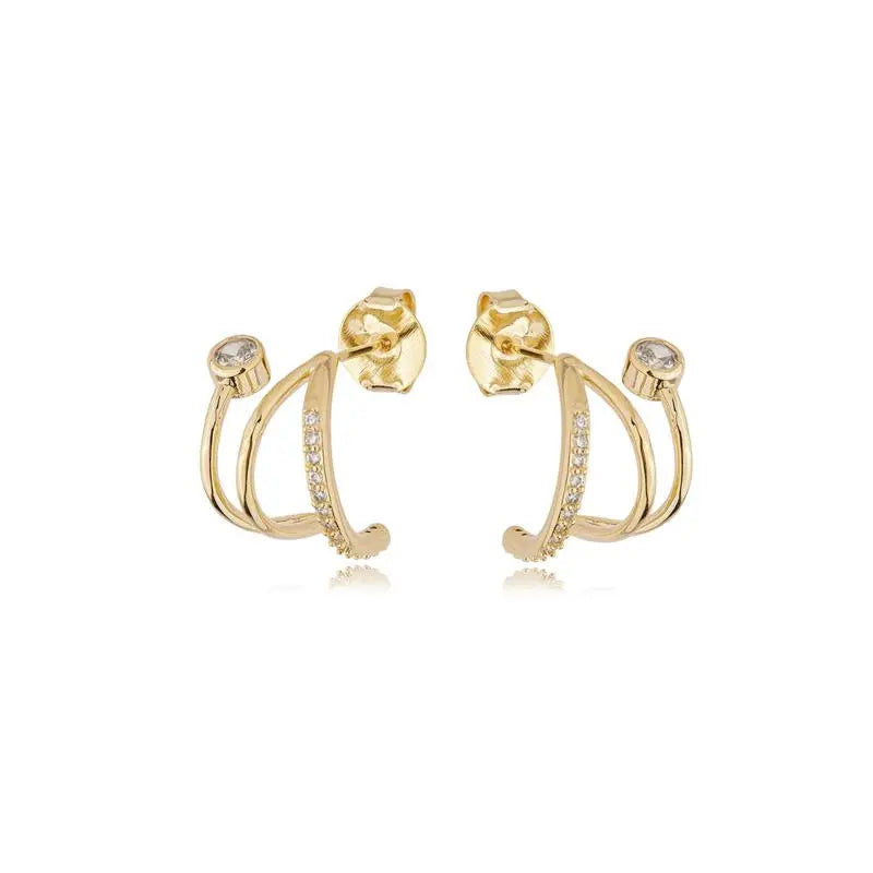 EARRING HOOK WITH CRYSTALS