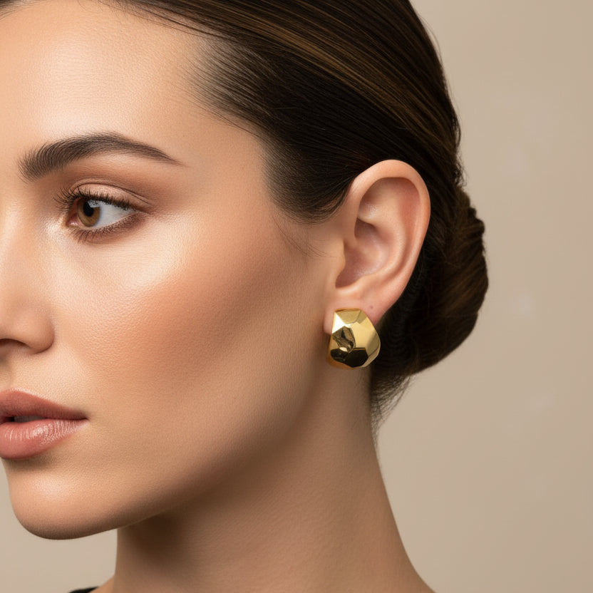 EARRING HOOPS MAXI POLISHED