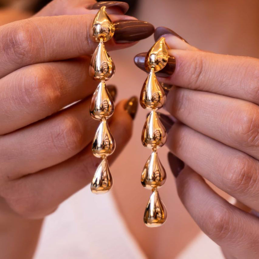 EARRINGS TEARDROP WATERFALL