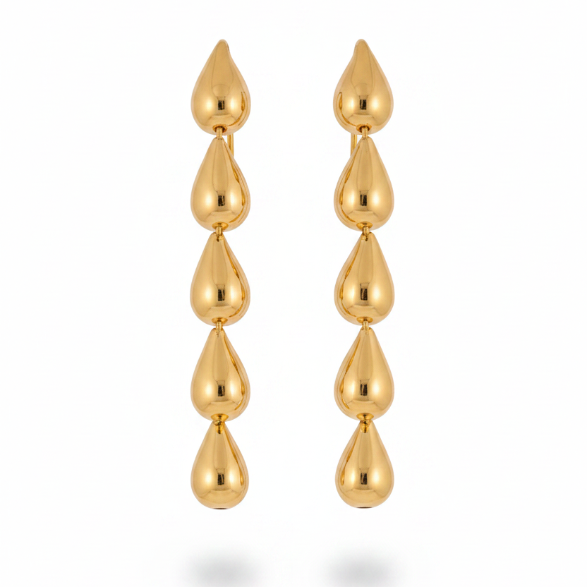 EARRINGS TEARDROP WATERFALL