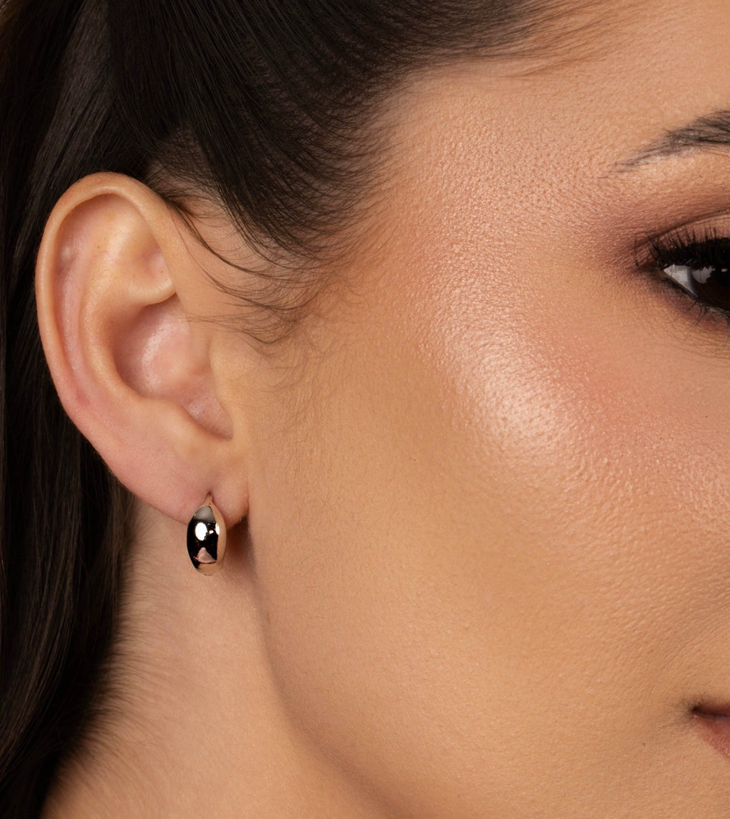 EARRING HOOPS SMALL BOLD 14mm