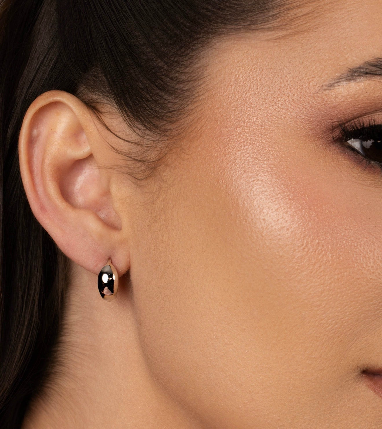 EARRING HOOPS SMALL BOLD 14mm