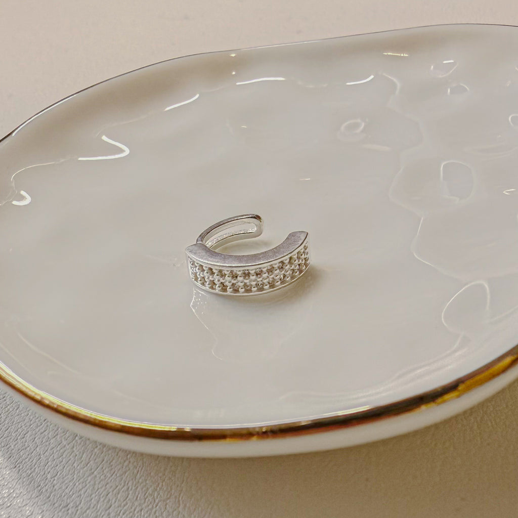 EAR-CUFF SILVER925 CRYSTALS