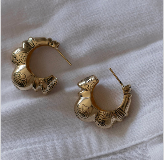 EARRING HOOPS BALI STYLE