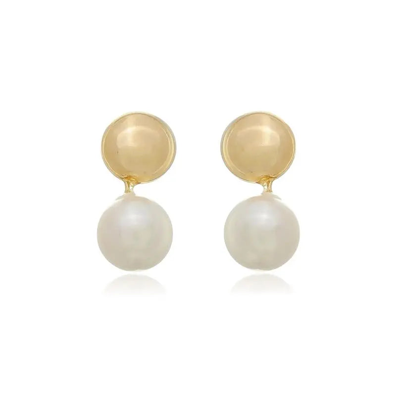 EARRINGS SPHERE + PEARL