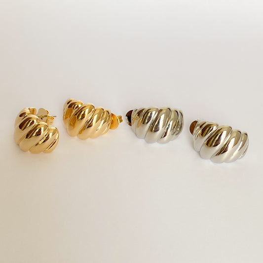 EARRING HOOPS MAXI WAVES