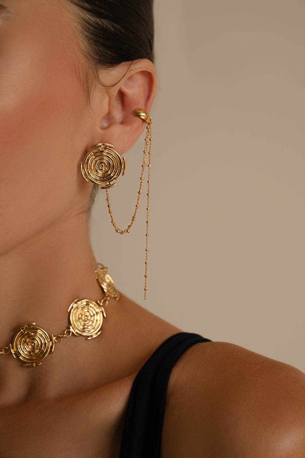 EARRING ORGANIC TWISTS EARCUFF BY MADENNA