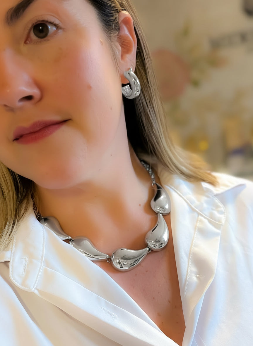 NECKLACE MAXI TEARDROPS