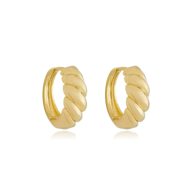 EARRING HOOPS CROISSANT