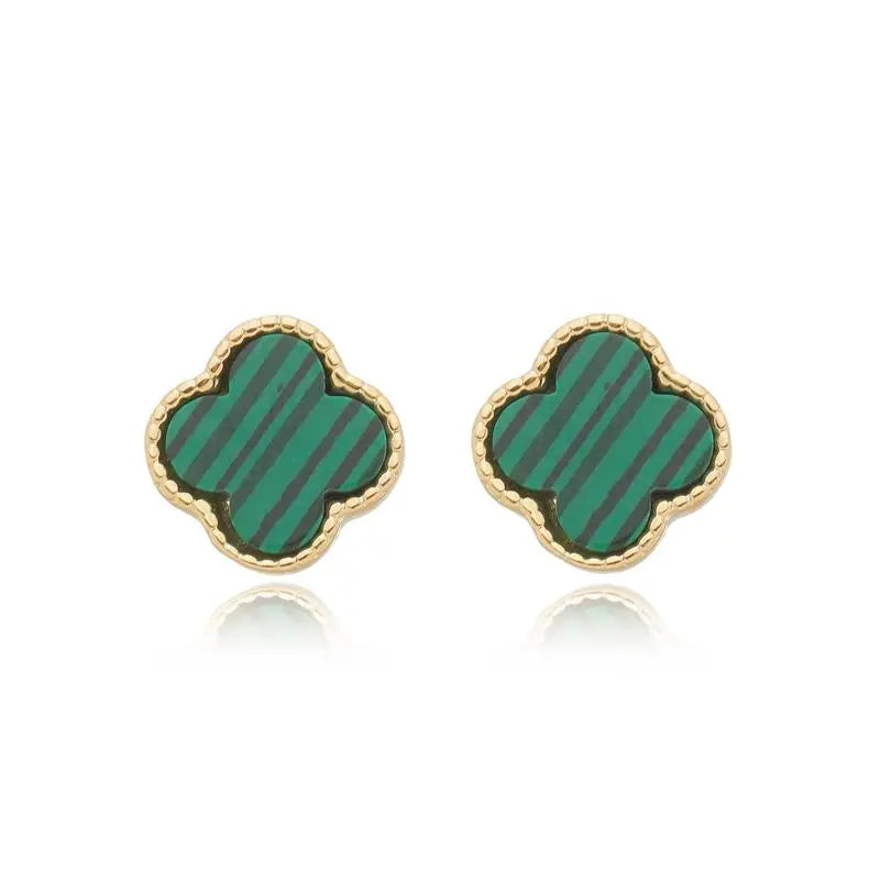 EARRING VC CLOVER GREEN