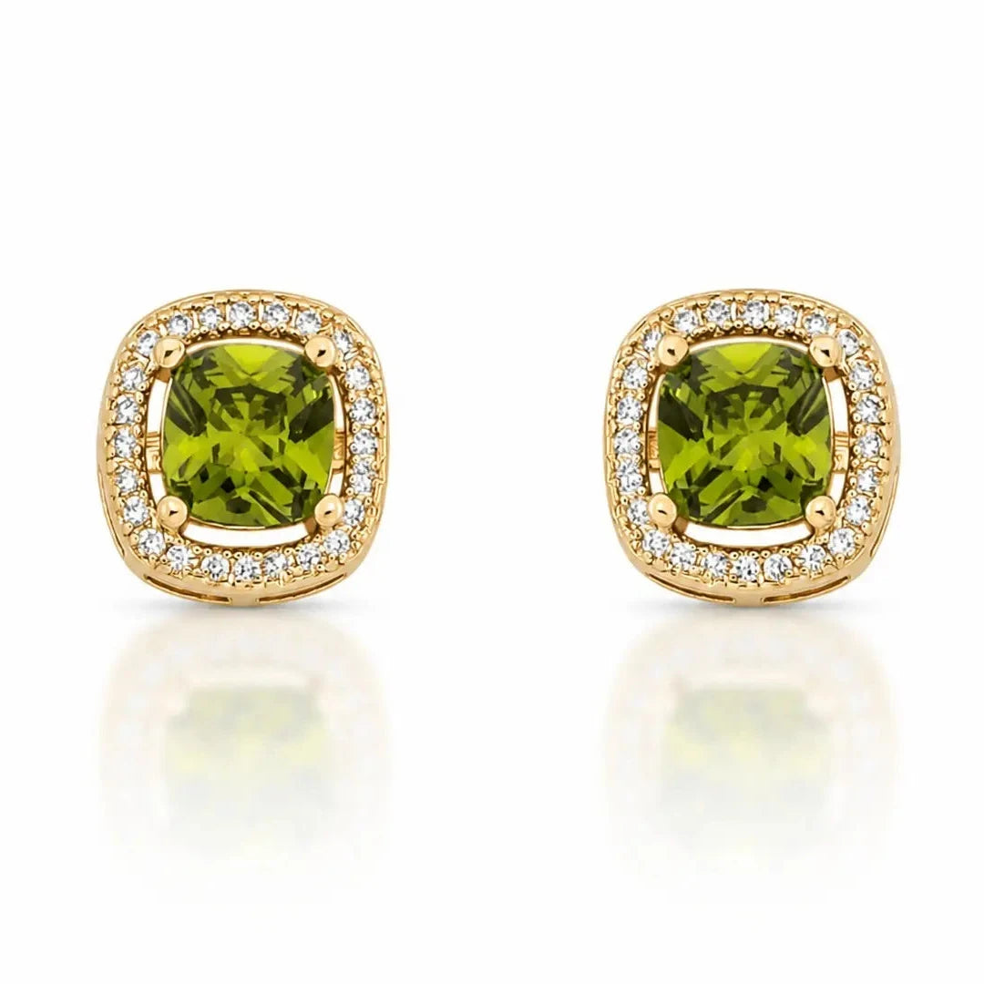 EARRING STUDS LUX CUBIC ZIRCONIA
