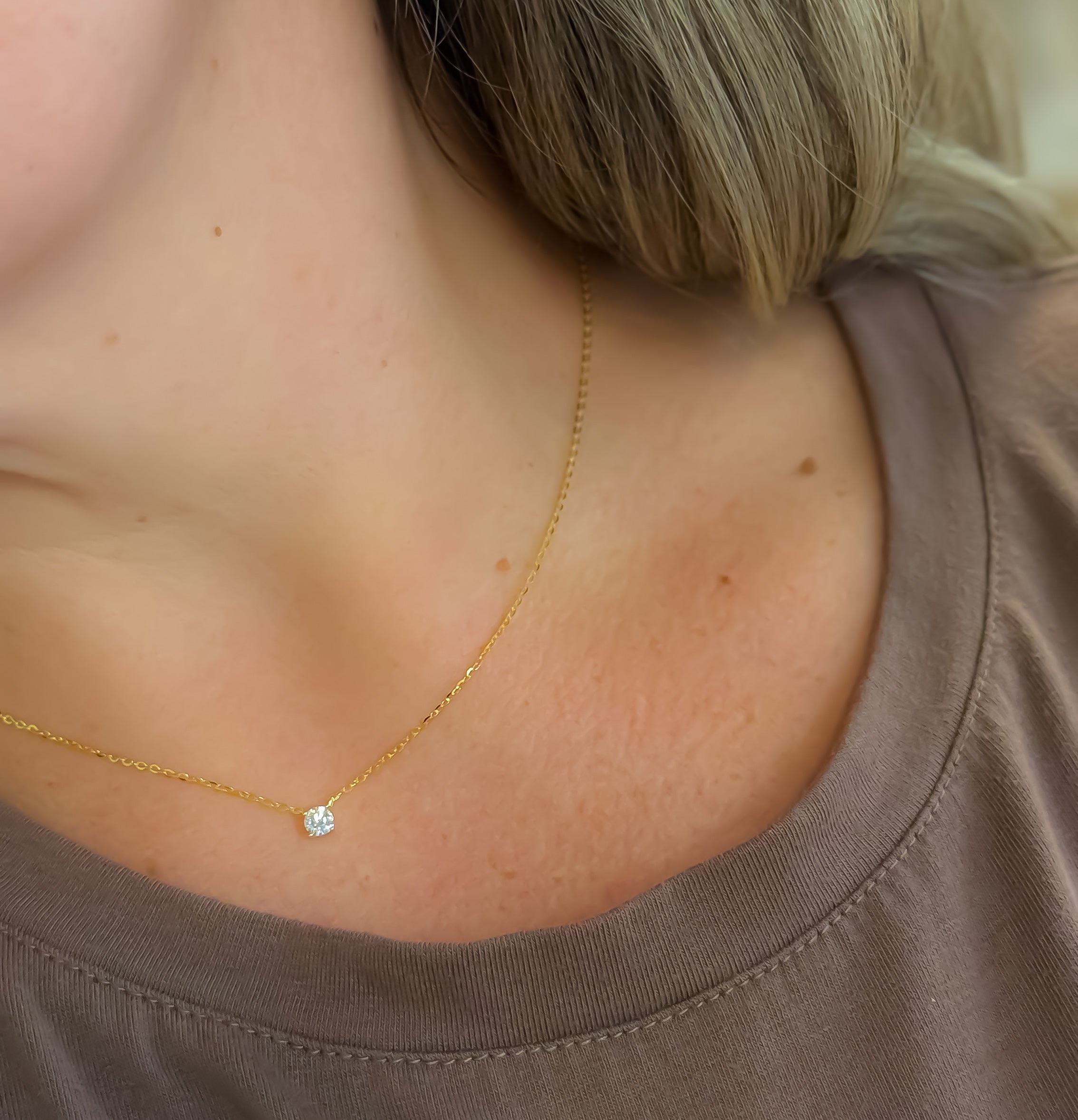 NECKLACE MOISSANITE 3.8MM