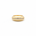 RING BOLD LINE OF CRYSTALS