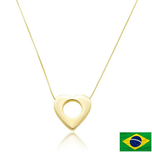 NECKLACE HEART WITH CIRCLE